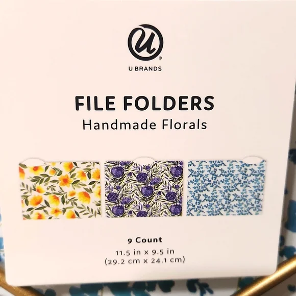 UBRANDS beautiful Floral File Folders - Picture 3 of 8